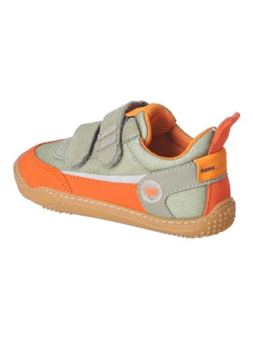 qnuffs Kindergarten Klett Halbschuh/Sneaker in orange
