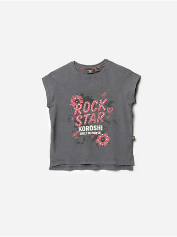KOROSHI Kurzes Ã¤rmels t-shirt fÃ¼r mÃ¤dchen in grau