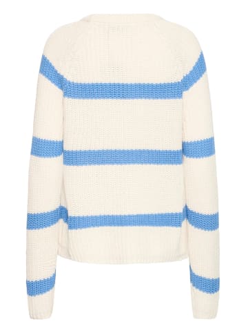 Fransa Strickpullover FRKAMIA Regular fit in Whisper White w. Della Blue