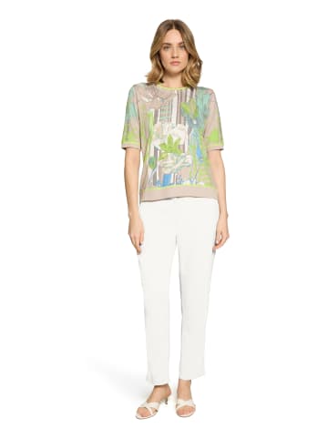 Betty Barclay Feinstrickpullover mit Aufdruck in Beige/Cream