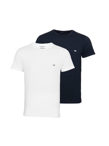 Emporio Armani Shirt 'Doppelpack' in navy white