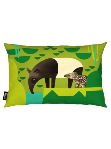 Juniqe Kissen "Tapir" in Grün