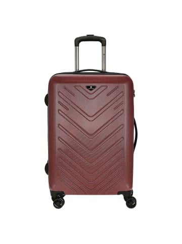 Check.In Mailand - 4-Rollen-Trolley 65 cm in rot