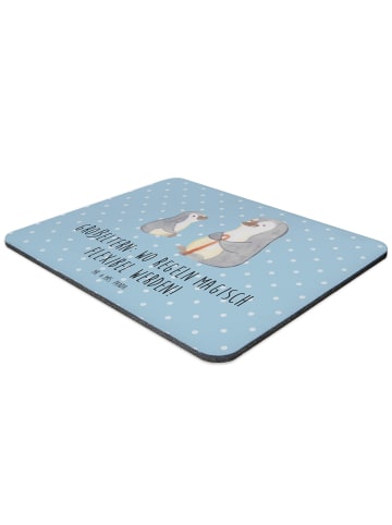 Mr. & Mrs. Panda Maus-Pad Großeltern Magie mit Spruch in Blau Pastell
