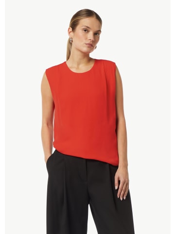 comma T-Shirt ärmellos in Rot