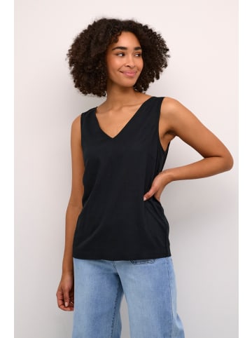 Kaffe Ärmellose Bluse KAmilia Regular fit in Black Deep