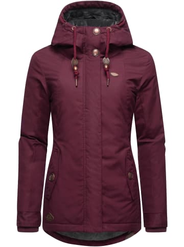 ragwear Winterjacke Monade in Wine Red22