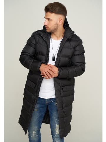 SOULSTAR Parka - mit Kapuze als Winterjacke - Langer Steppmantel S2JURGA Steppmantel Steppjacke in Black