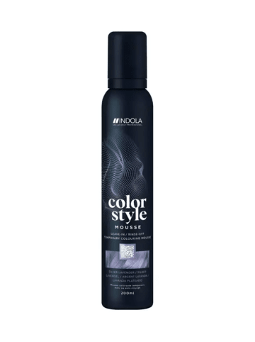 Indola Color Style Mouse Farb-Schaumfestiger Silber Lavendel 200 ml