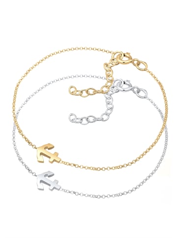 Elli Armband 925 Sterling Silber Anker in Silber