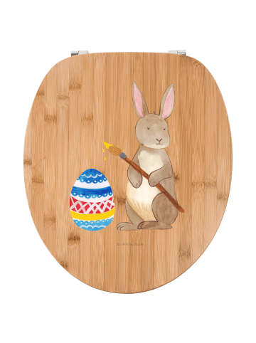 Mr. & Mrs. Panda WC Brille Hase Eier Malen ohne Spruch in Braun