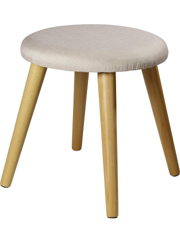 Echtwerk Sitzhocker "Skandi" in Creme