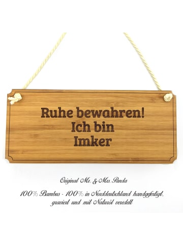 Mr. & Mrs. Panda Wegweiser Imker mit Spruch in Keine Angabe