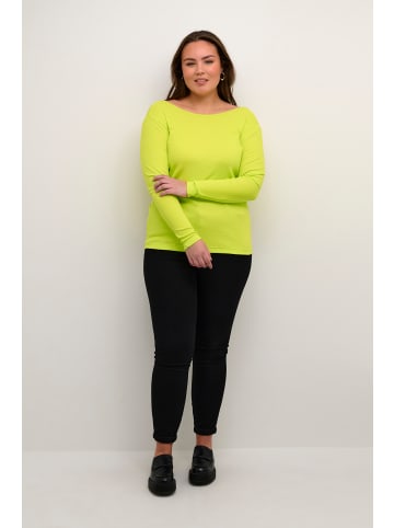 KAFFE curve Langarm-Shirt KCcarina in Evening Primrose