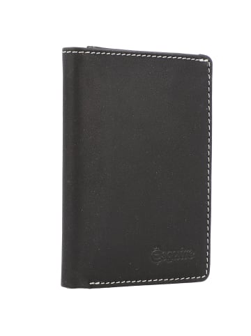 Esquire Oslo Kreditkartenetui RFID Leder 8 cm in schwarz