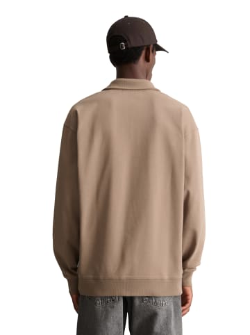 Marc O'Polo DENIM Polo-Sweatshirt regular in Cold Taupe