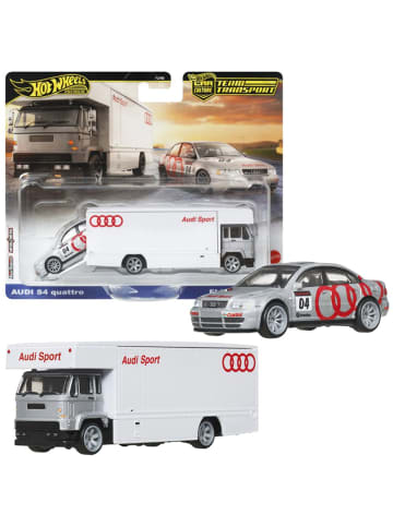 Hot Wheels Audi S4 Quattro + Fleet Flyer | Hot Wheels | Team Transport Fahrzeuge