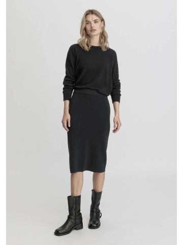 Hessnatur Strickrock Slim in schwarz