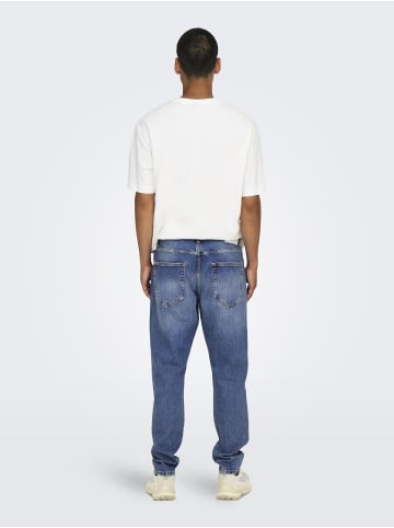 ONLY & SONS Relaxed Fit Jeans in Medium Blue Denim 1