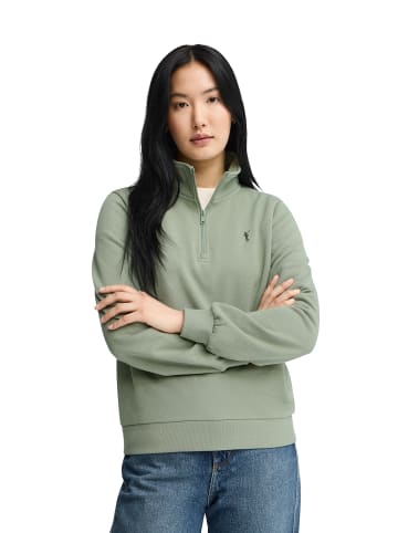 Polo Club Sweatshirt RIGBY GO NECK ZIPPER SWEAT W VO in Blassgrün