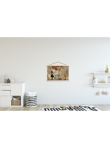 MuchoWow Poster mit Leiste Ballon