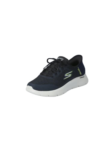 Skechers Sneaker GO WALK FLEX - NEW WORLD in navy/lime