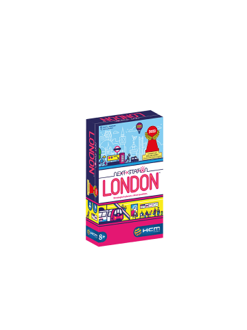 HCM Kinzel Kartenspiel Next Station London ab 3 Jahre in Mehrfarbig