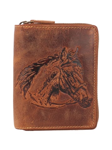 Greenburry Vintage Geldbörse Leder 12.5 cm horse