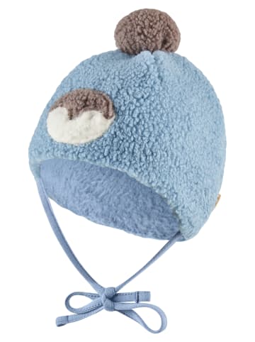Sterntaler Mütze Pinguin in mittelblau