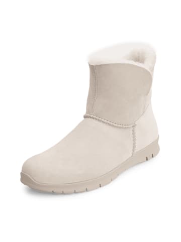 VITAFORM Veloursleder Stiefeletten in offwhite