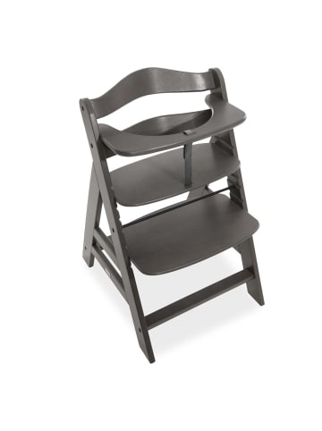 Hauck Hochstuhl Alpha Plus Select - Charcoal / Dunkelgrau in grau,braun