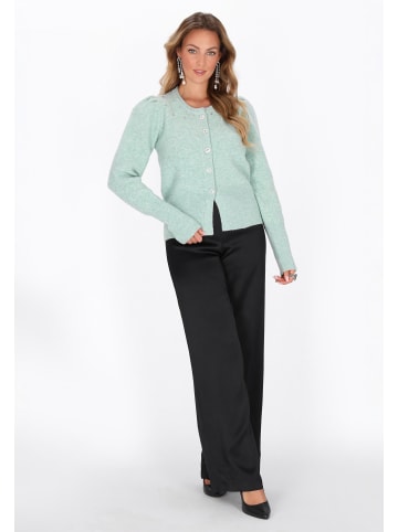faina Women Cardigan in sage green