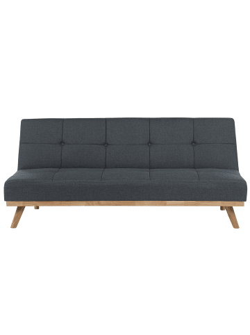 Beliani 3-Sitzer Sofa FROYA in Grau - (W) 183 x (H) 80 x (L) 80 cm