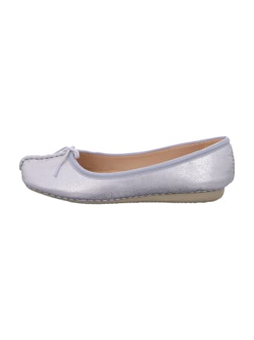 Clarks Komfort Slipper in Silber