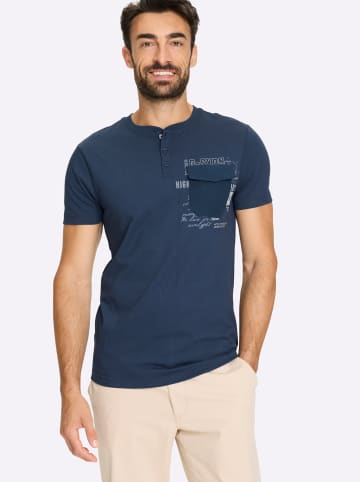 WITT WEIDEN Kurzarmshirt in dunkelblau