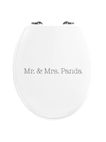 Mr. & Mrs. Panda Motiv WC Sitz Lama Springen ohne Spruch in Weiß