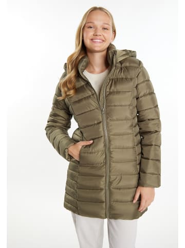 myMo Damen Leichte Steppjacke in Militäroliv