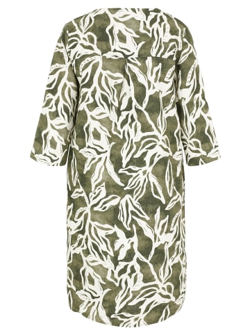 CARTOON Sommerkleid mit Muster in Cream/Green