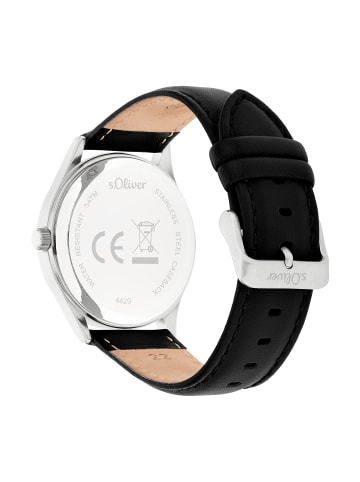 s.Oliver Quarzuhr SO-4429-LQ in Silber