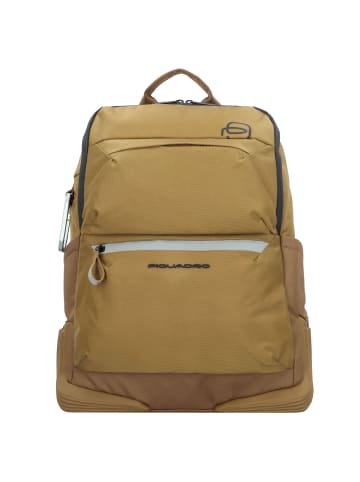 Piquadro Corner Rucksack 44 cm Laptopfach in tabacco