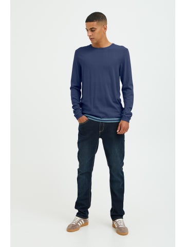 BLEND Strickpullover BHPullover 20717260 modischer Strickpullover in Blau