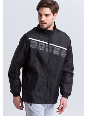 erima 5-C Allwetterjacke in schwarz/weiss