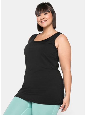 sheego Sporttop in schwarz