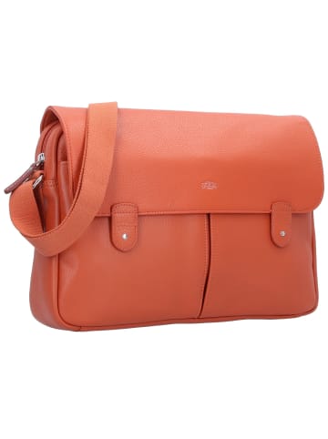 Jump Uppsala Aktentasche Leder 36 cm in terracotta