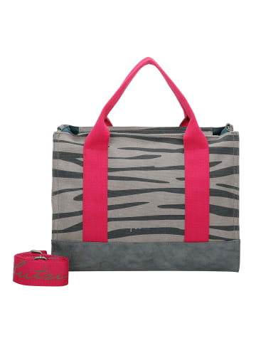Fritzi aus Preußen Canvas Handtasche 40 cm zebra wild