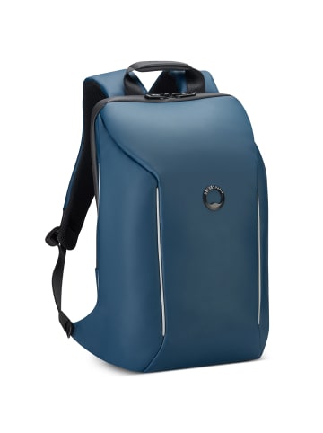 Delsey Securain Rucksack RFID 43 cm Laptopfach in nachtblau