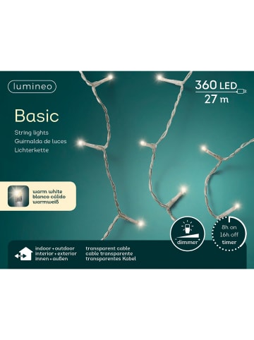 LUMINEO Lichterkette Basic 360 LED 27 m in warm weiß