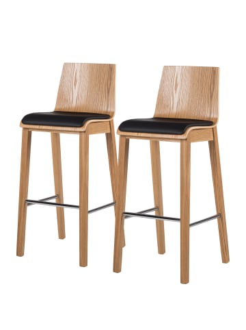 home24 Barstuhl Tunley (2er-Set) in Beige