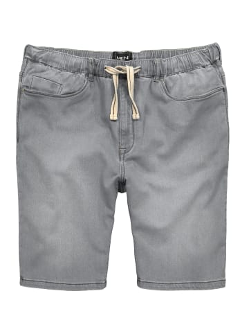 Men Plus Bermuda in grey denim