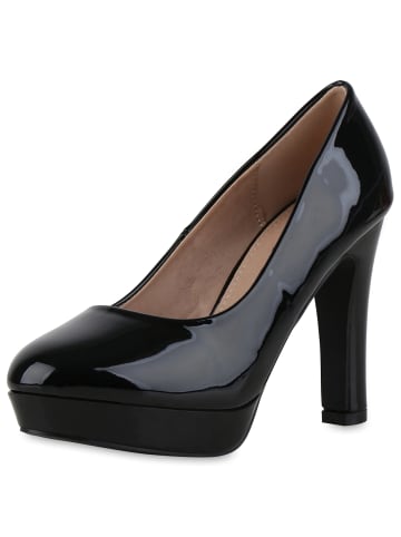 VAN HILL Klassische Pumps Aurora in Schwarz Lack